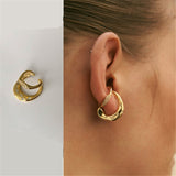 Cifeeo 2024 Simple Ear-Hole-Free Leaves Ear Bone Clip Women and Men Party Jewelry Gift