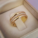 Cifeeo 2023 NEW Fashion Wedding Ring For Women Micro Paved Cubiz Zircon Finger Rings Female Engagement Jewelry Accessories