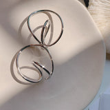 Cifeeo 2024 Simple Ear-Hole-Free Leaves Ear Bone Clip Women and Men Party Jewelry Gift
