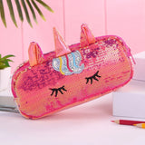 Cifeeo-Back To School Gifts unicorn pencil case Sequin estojo escolar Kawaii school supplies estuche escolar pencilcase kalem kutusu astuccio scuola