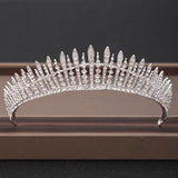 Cifeeo Wedding Crown Hair Jewelry Bridal Headpiece Woman Baroque Rhinestones Crystal Tiaras Bride Party Crowns Wedding Hair Accessories