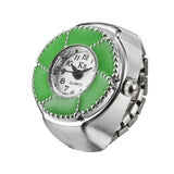 Cifeeo 2023 Individuality Vintage Punk Elastic Stretchy Quartz Watch Rings For Women Man Hip-Hop Couple Accessories