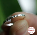 Cifeeo Japan and Korean Design Ins 925 sterling silver chic Rings for Women Simple Vintage Finger Rings Student Jewelry Gift for friend