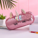 Cifeeo-Back To School Gifts unicorn pencil case Sequin estojo escolar Kawaii school supplies estuche escolar pencilcase kalem kutusu astuccio scuola