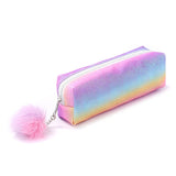 Cifeeo-Back To School Gifts Kawaii Pencil Case Stationery Trousse Scolaire For Girls Rainbow Pencil Bags School Supplies Glitter Pen Case School Pencil Case