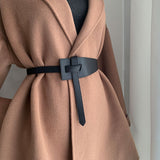 Cifeeo Designer Belts For Women High Quality Knot Soft Pu Leather Long Cummerbunds Wide Coat Ceinture Femme Dress Waistband Cintos