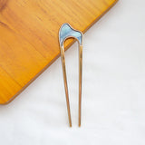 Cifeeo Back to school Fashion Metal Hair Sticks For Women Shell Hair Clip Pins Minimalist U Shape Girls Hairpins Hair Bun Maker Headwear