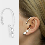 Cifeeo 2024 Simple Ear-Hole-Free Leaves Ear Bone Clip Women and Men Party Jewelry Gift