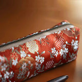 Cifeeo-Back To School Gifts Kawaii Pencil Case Retro Pen Case School Supplies Trousse Scolaire Fabric Embroidery Pencil Bags Student Stationery Pencil Cases