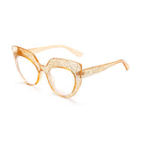 Cifeeo Cat Eye Optical Glasses Women Men Vintage Clear Glasses Eyeglasses Frame Transparent Lens Spectacle Frame Prescription Unisex