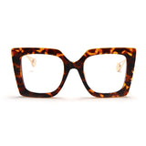 Cifeeo Vintage Glasses Women Men Square Clear Glasses Optical Eyeglasses Frame Transparent Lens Spectacle Frame NOT Anti Blue Light