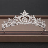 Cifeeo Wedding Crown Hair Jewelry Bridal Headpiece Woman Baroque Rhinestones Crystal Tiaras Bride Party Crowns Wedding Hair Accessories
