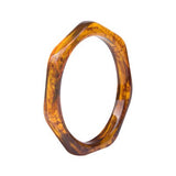 Cifeeo 2023 Vintage Resin Acrylic Geometric Irregular Square Quadrilateral Bangle Simple Style Bracelet For Women 2023 New Jewelery