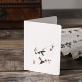 CIFEEO- Chinese style greeting card blessing creative small card ancient style card retro greeting card birthday gift handwritten greeting card