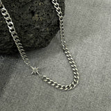 Cifeeoshop christmas outfit men Christmas gifts idea winter outfits 2024 Manxing Necklace Men's Trendy Light Luxury Niche Hip Hop Style Couple Boys Female Clavicle Chain