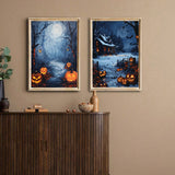 Buycifeeo autumn home Halloween Decorative Painting Hot Sale Trend Halloween Living Room Bedroom Wall Printing Core Frameless