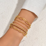 Cifeeo - Ornament Simple Combination Suit Elastic String Beaded Bracelets