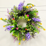 Buycifeeo autumn home Texas Wildflower Garland Spring and Summer Garland Front Door Simulation Dried Flower Garland Buttercup Fresh Green Plant Eternal Flower