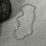 Cifeeoshop christmas outfit men Christmas gifts idea winter outfits 2024 Manxing Necklace Men's Trendy Light Luxury Niche Hip Hop Style Couple Boys Female Clavicle Chain