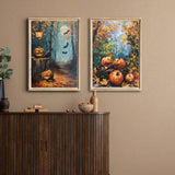 Buycifeeo autumn home Halloween Decorative Painting Hot Sale Trend Halloween Living Room Bedroom Wall Printing Core Frameless