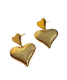 CIFEEO- Original Design Gold Alloy Love Drop Earrings ZZ043