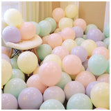 5/12inch Macaron Latex Balloons Pink White Blue Balloon Anniversary Wedding Birthday Party Decors Adult Baby Shower Ball