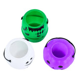 Cifeeo-6/1Pcs Pumpkin Bucket Container Kids Trick or Treat Gift Favors Box Cookie Snack Holder Halloween Party Props Home Decoration