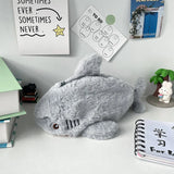 Cifeeo-Back To School Gifts Shark Pencil Case Plush Cute Stationery Pencil Cases Trousse Large Capacity School Supplies Estuches Escolares Pencil Pouch