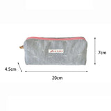 Cifeeo-Back To School Gifts Denim Pencil Case Girls School Supplies Pencilcase Large Capacity Piornik Szkolny Ribbon Bow Cute Stationery Pencil Pouch