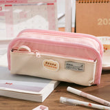 Cifeeo-Back To School Gifts Large Capacity Pencil Case Korean Stationery Pencil Pouch Trousse School Supplies Estuche Escolar Pen Case Canvas Pencilcase