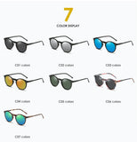 Cifeeo-Cool Sunglasses 2024 Polarized Sunglasses Men Women Brand Designer Retro Round Sun Glasses Vintage Male Female Goggles UV400 Oculos Gafas De Sol