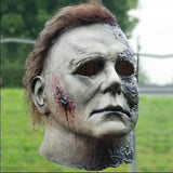 Cifeeo-Halloween Custom Michael Myers Mask 1978 Halloween Movie Latex Mask Realistic Horror Mask Scary Cosplay Mask Costume Party Mask