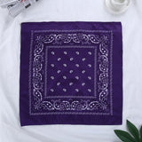 Cifeeo Vintage Bohemia Print Bandana Hair Bands For Girls  Women Headband Scarf  Face Mask Cross Turban Bandanas Headwear 55Cmx55cm