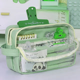 Cifeeo-Back To School Gifts Large Capacity Pencil Case Transparent Pencil Pouch Trousse Scolaire School Supplies Estuches Escolares Pencil Cases For Girls