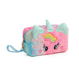Cifeeo-Back To School Gifts Pencil Case Unicorn School Supplies Pencil Pouch Plush Estuche Escolar Big Eyes Pencilcase Stationery Pencil Cases For Girls