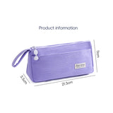 Cifeeo-Back To School Gifts Corduroy Pencil Case Cute Stationery Pencil Case Girls Large Capacity Pencilcase School Supplies Estuche Escolar Pencil Pouch