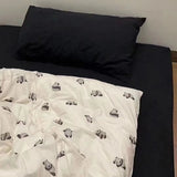 Cifeeo-INS Gentle Pink Rose Bedding Set for Girls Women Soft Bed Sheet Set Pillowcase Single Twin Full 200x230cm Kawaii Duvet Cover Set