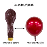 Cifeeo-15Pcs Red Balloons for Wedding Decor Happy Birthday Party Decoration Globos Latex Black Balloon Baby Shower