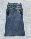 Cifeeo-Gothic geometric cross design high-waisted jeans for mens 2000s American vintage dark rock and roll popular straight baggy pants