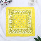 Cifeeo Vintage Bohemia Print Bandana Hair Bands For Girls  Women Headband Scarf  Face Mask Cross Turban Bandanas Headwear 55Cmx55cm