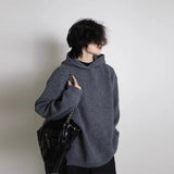 Cifeeo-Winter Outfits Men chill guy Men's Winter Knitted Hooded Pullover Luxury Sweater Casual Streetwear Solid Color Long Sleeve Popular Hoodie Knitwear 2025 New
