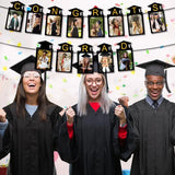 CIFEEO-Graduation Gift Back to School Season Congrats Grad Photo Paper Garland Hanging Banner for Class of 2024 Graduation Party Decoration Gifts Photo Props
