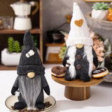 4 Styles Coffee Gnome Dolls Coffee Gnomes Plush Nordic Doll Bar Home Decoration Knitted Faceless Doll Elf Dwarf Plush Figurine