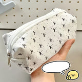 Cifeeo-Back To School Gifts Black Ribbon Pencil Case School Supplies Pencil Pouch Large Capacity Pencilcase Estuche Escolar Stationery Pencil Case Girls