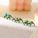 Cifeeo-Christmas Gift idea Frog Earrings for Women Hat Frog Christmas Earring Frogs Shaped Stud Cute Christmas Animal Earrings Jewelry Holiday Gifts