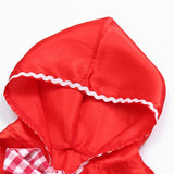 Cifeeo-Halloween Custom Little Red Riding Hood Costume Cape Dress up Halloween Capelet Cosplay Princess Cloak for women and girls