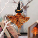 Cifeeo-Halloween Decorations Doll Bar Decor Pumpkin Ghost Witch Pendant Scary Halloween Kids Gift Halloween Party Decoration for Home