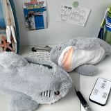 Cifeeo-Back To School Gifts Shark Pencil Case Plush Cute Stationery Pencil Cases Trousse Large Capacity School Supplies Estuches Escolares Pencil Pouch