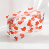 Cifeeo-Back To School Gifts Butterfly Transparent Pencil Case Stationery Trousse Large Capacity Pen Case Make Up Bag Estuche School Supplies Pencil Pouch