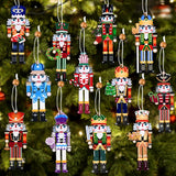 Cifeeo-Christmas Wooden Pendants Gingerbread Man Gnomes Xmas Tree Hanging Oranment 2024 Noel Navidad Decorations for Home New Year Gift